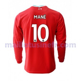 Maillot de Foot Liverpool Sadio Mane 10 Domicile 2020-21 Manches Longues